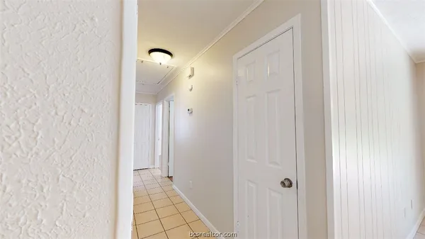 a view of a bathroom from a bathroom