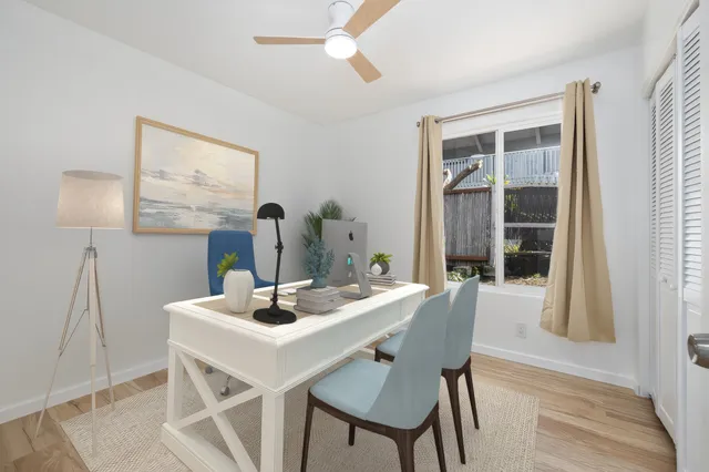 wooden floor in an empty room