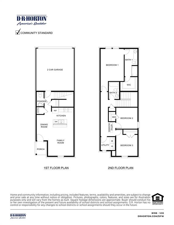 976 Happy Holly Road Lavon, TX 75166 - Photo 2 of 2 Floor plan