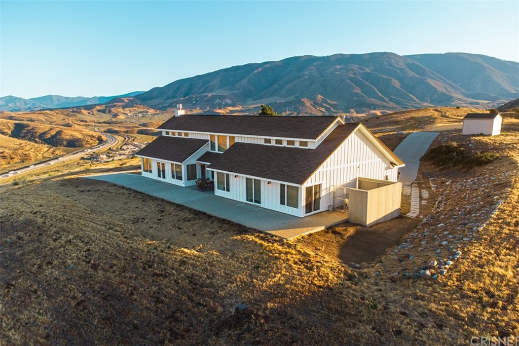 2855 Ridge Rte Drive Lebec, CA 93243 - Photo 1 of 1 a view of a house with a mountain