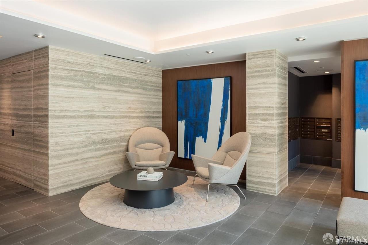 2177 3rd Street, Unit 609 San Francisco, CA 94107 - Photo 31 of 32 a view of a hallway with seating space