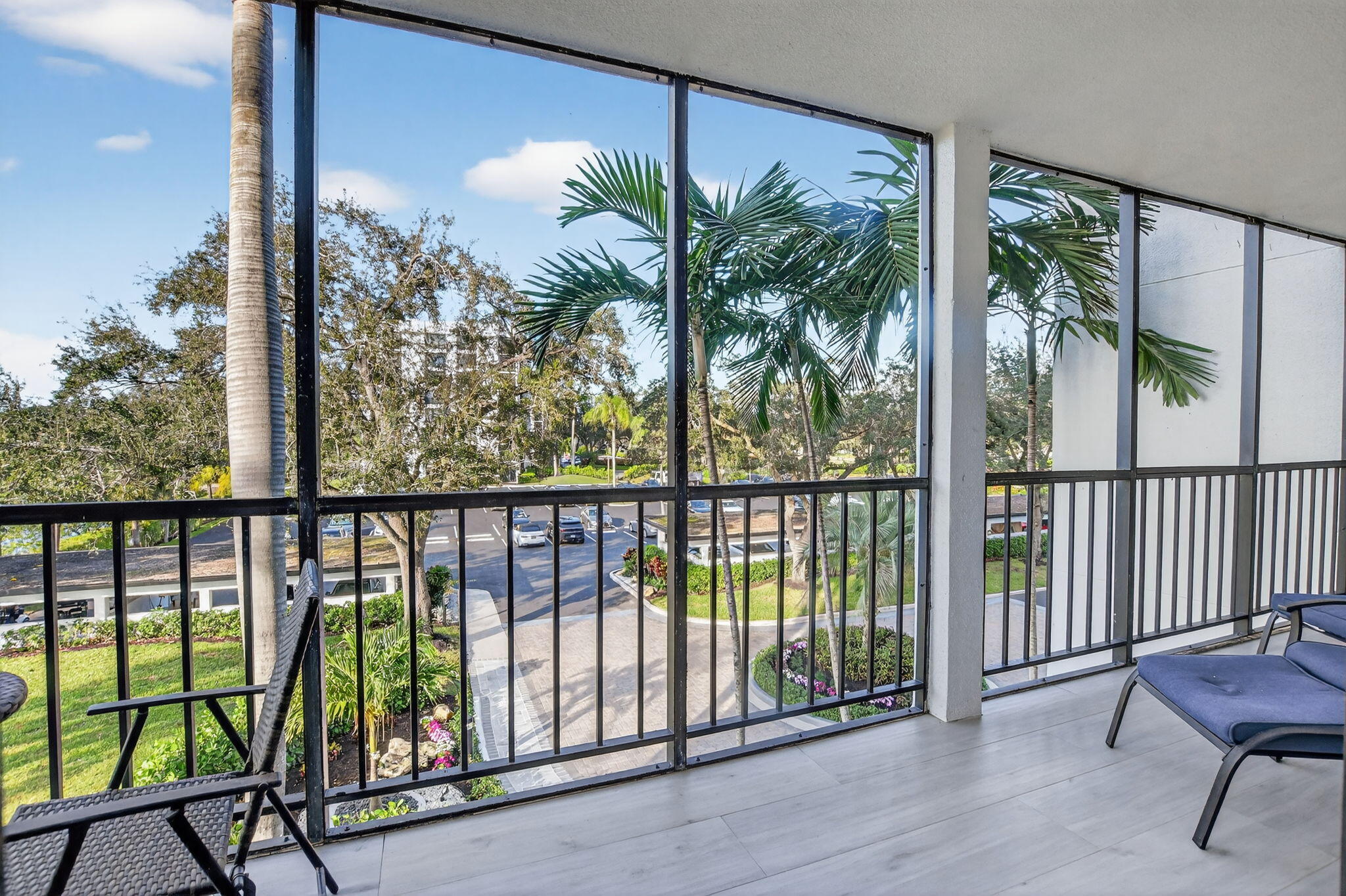7802 Lakeside Boulevard, Unit 734 Boca Raton, FL 33434 - Photo 26 of 34 a view of a balcony with furniture