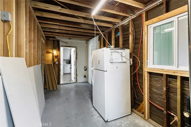 a view of a storage & utility room