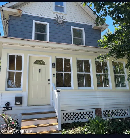 front view of a house with a window