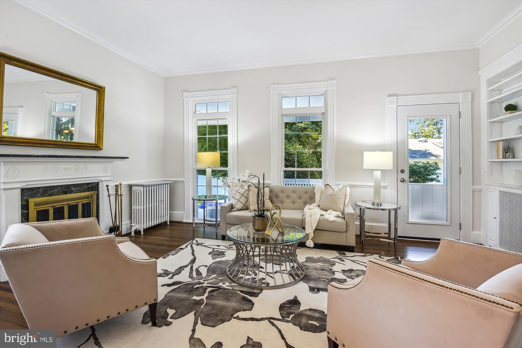 9520 Riley Road Silver Spring, MD 20910 - Photo 13 of 86 Living Room with Floor to Ceiling Windows