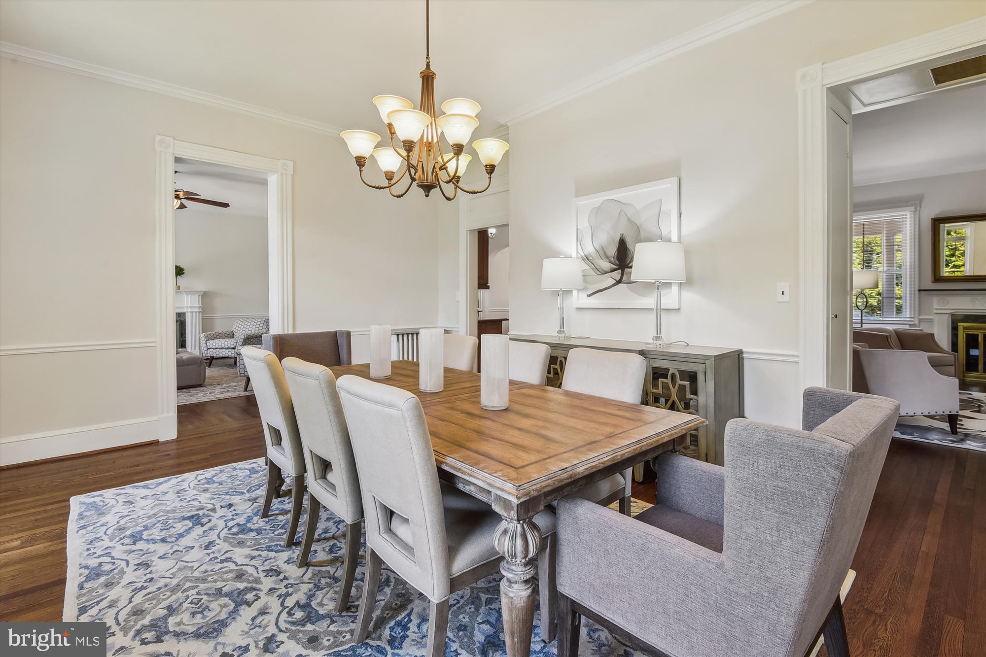 9520 Riley Road Silver Spring, MD 20910 - Photo 17 of 86 Spacious Dining Room with High Ceilings