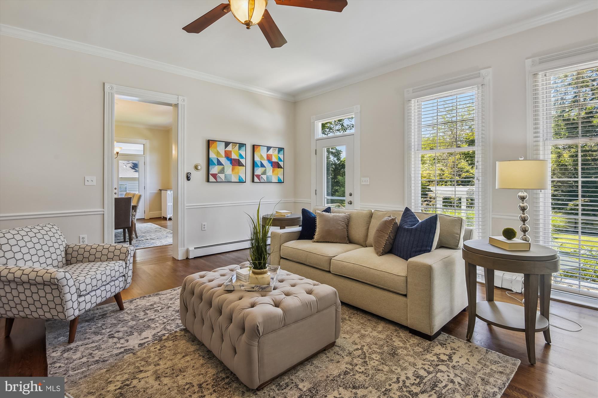 9520 Riley Road Silver Spring, MD 20910 - Photo 21 of 86 Sunny Family Room with Door to Expansive Patio
