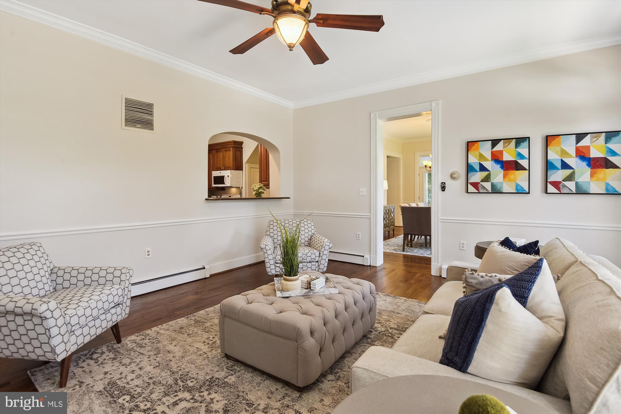 9520 Riley Road Silver Spring, MD 20910 - Photo 22 of 86 Spacious Family Room Opens to the Kitchen