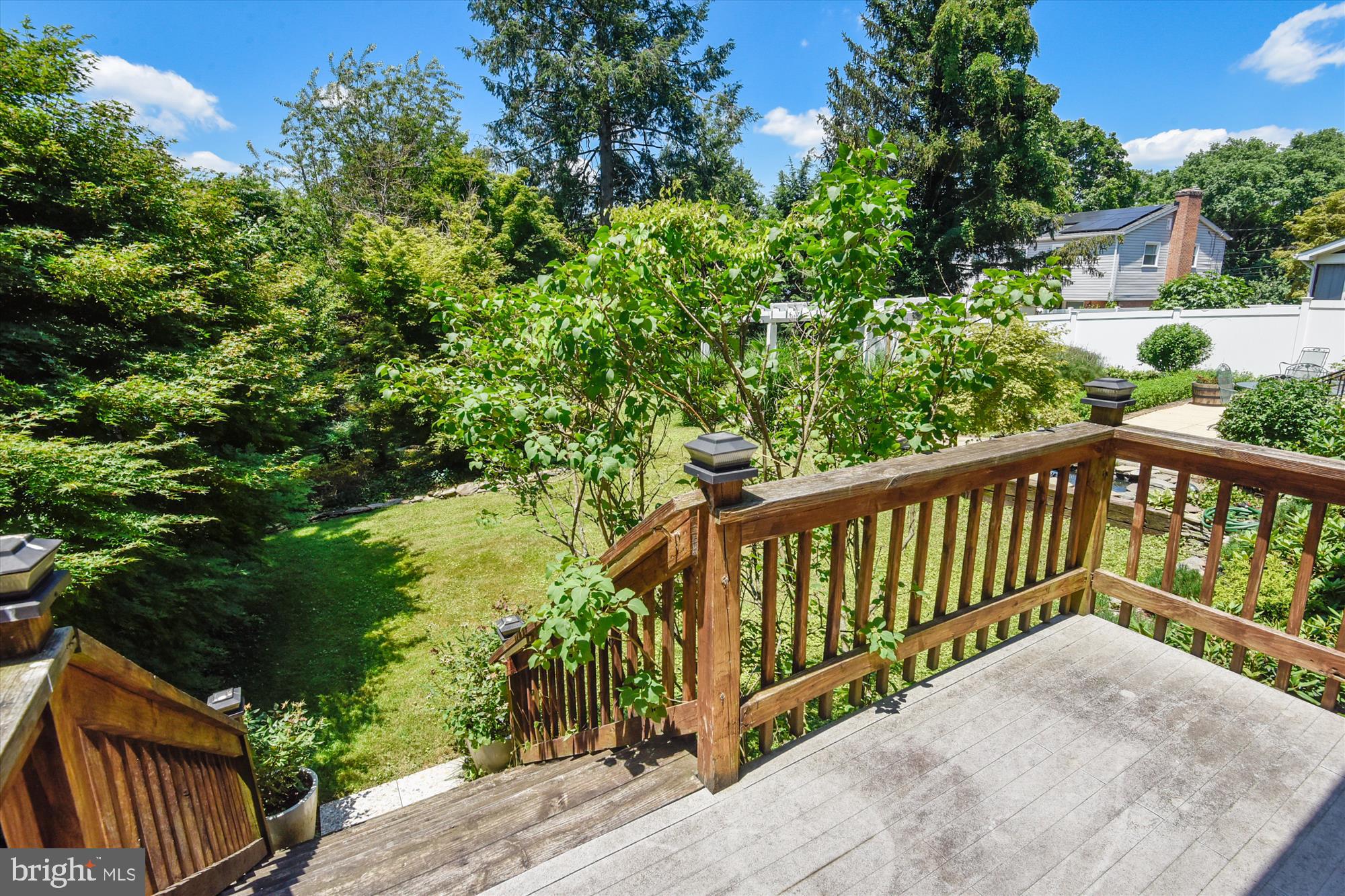 9520 Riley Road Silver Spring, MD 20910 - Photo 59 of 86 View from Deck off the Screened Porch