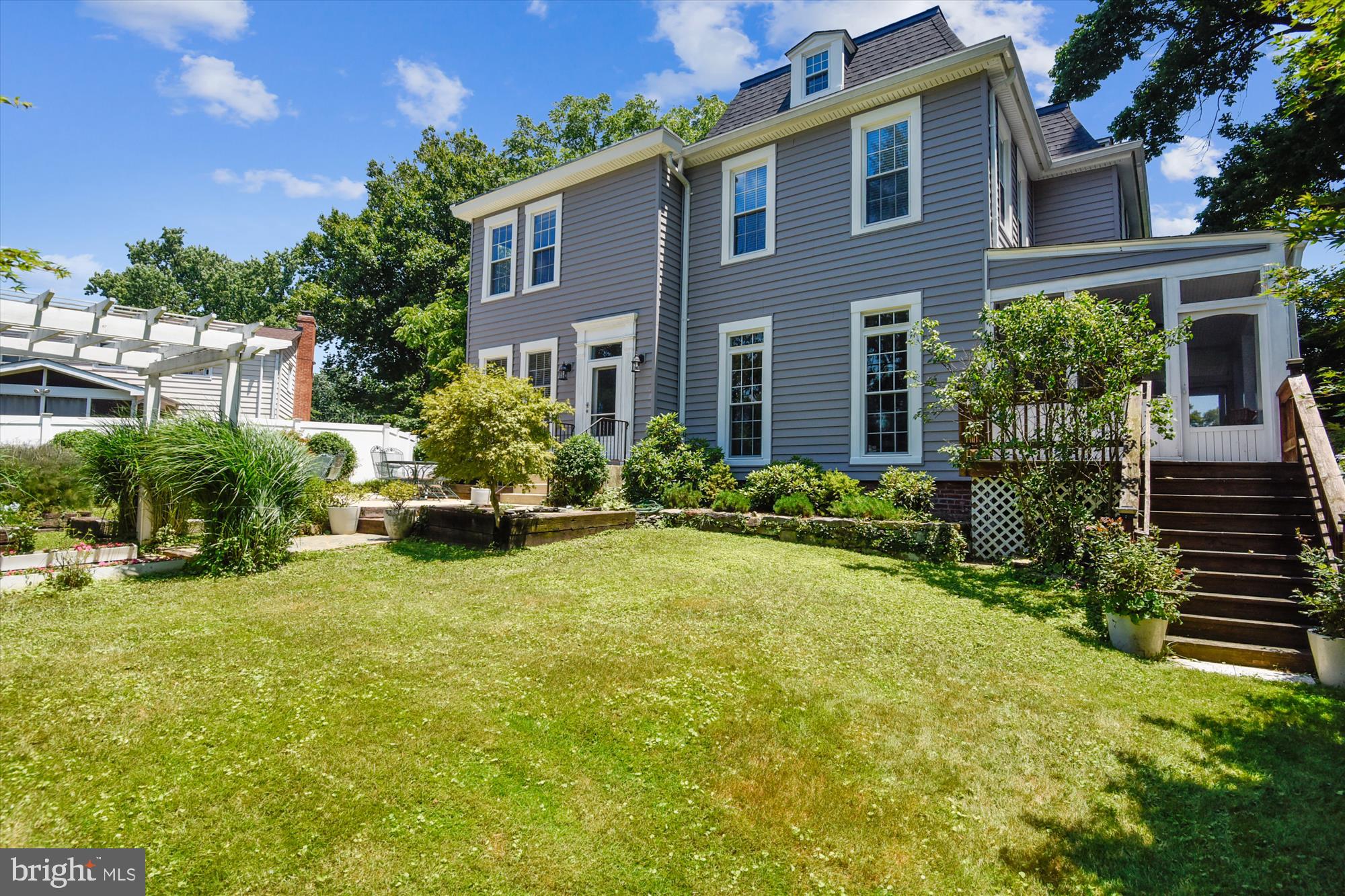 9520 Riley Road Silver Spring, MD 20910 - Photo 8 of 86 View from the Expansive Backyard toward the House