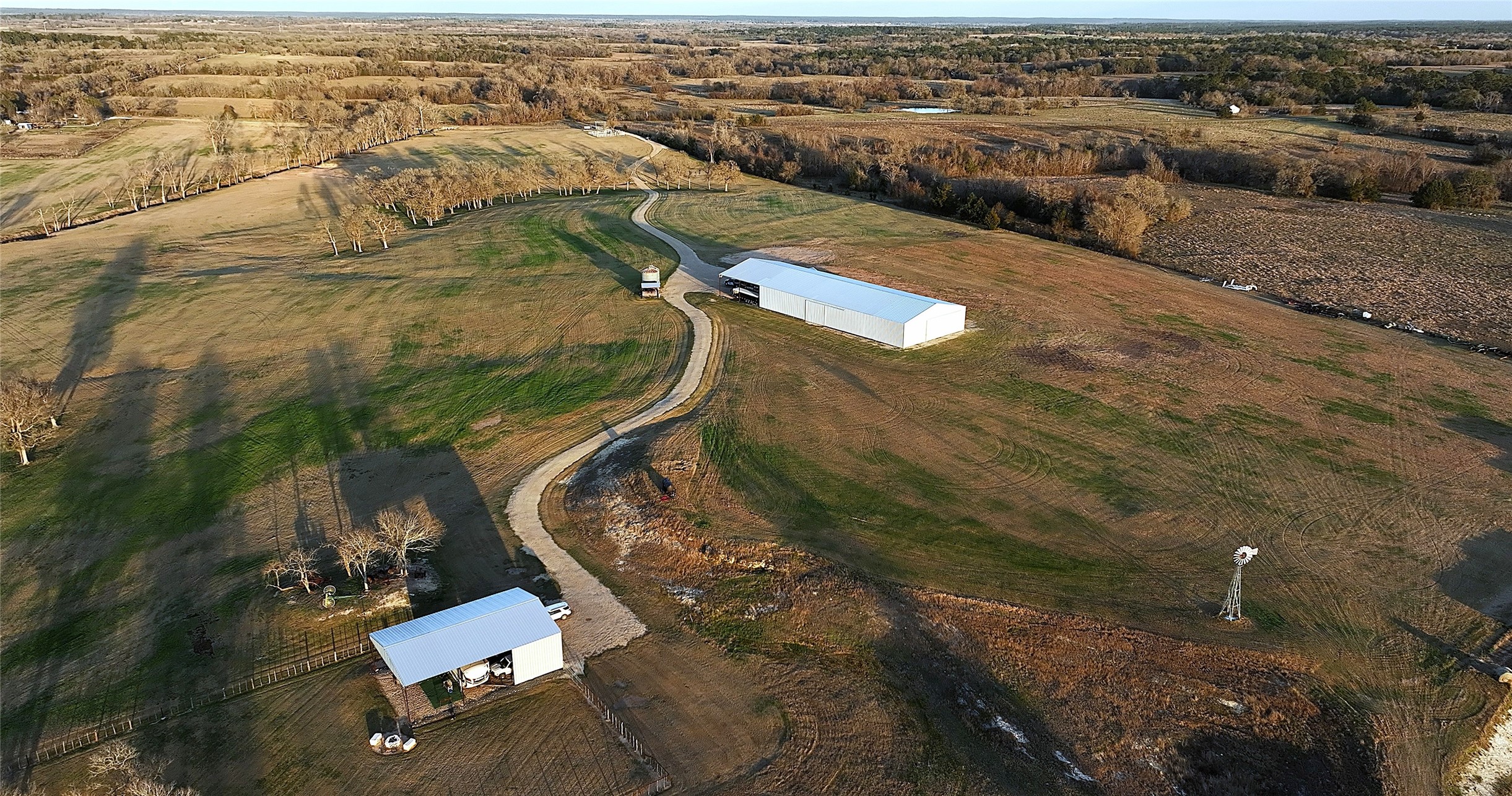 3283-40 Fm 2562 Road Anderson, TX 77830 - Photo 10 of 23 an aerial view of a house with a garden