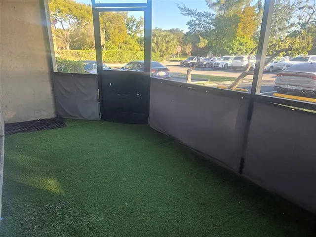 a view of an outdoor space with a lake view