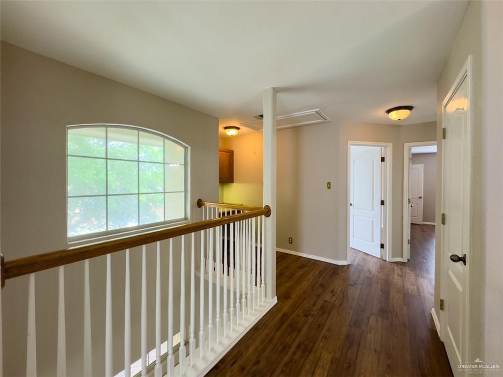 3402 San Sebastian Street Mission, TX 78572 - Photo 26 of 37 a view of hallway with wooden floor