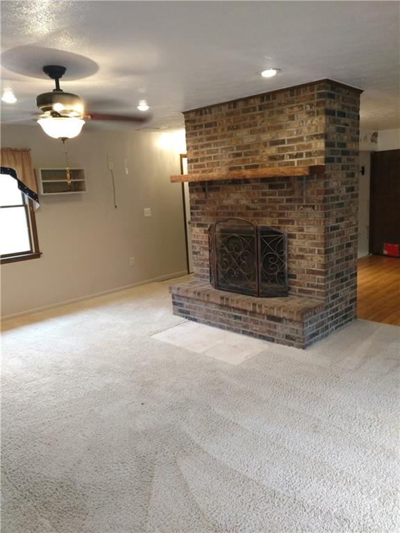 602 Brownlee Road Eighty Four, PA 15330 - Photo 9 of 25 Family Room off of Entry Hall and Half Bath, also open to Kitchen w/wood burning fireplace