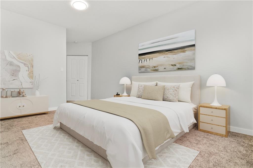 308 North Millvale Avenue Pittsburgh, PA 15224 - Photo 16 of 27 a bedroom with a bed and lamp