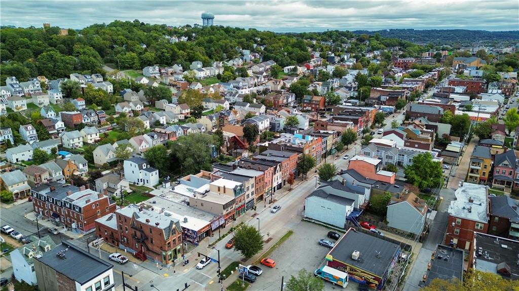308 North Millvale Avenue Pittsburgh, PA 15224 - Photo 26 of 27 an aerial view of a city with lots of residential buildings