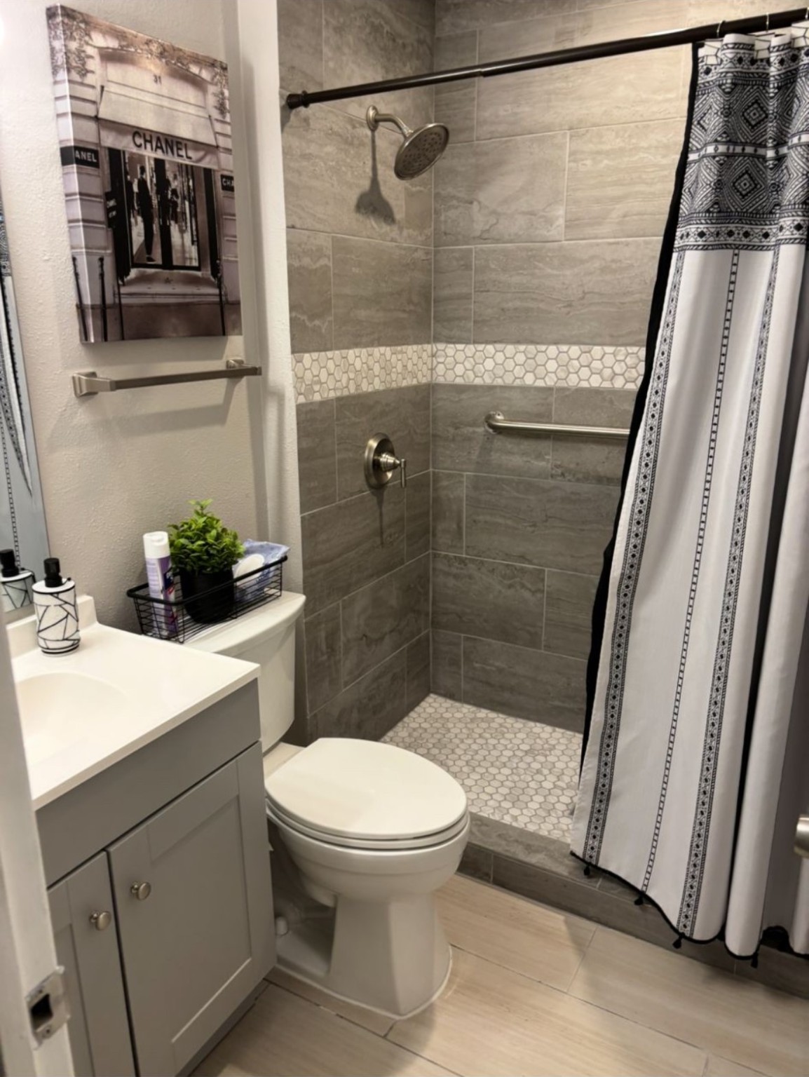 4015 Marchant Road Houston, TX 77047 - Photo 8 of 15 a bathroom with a sink a toilet and shower