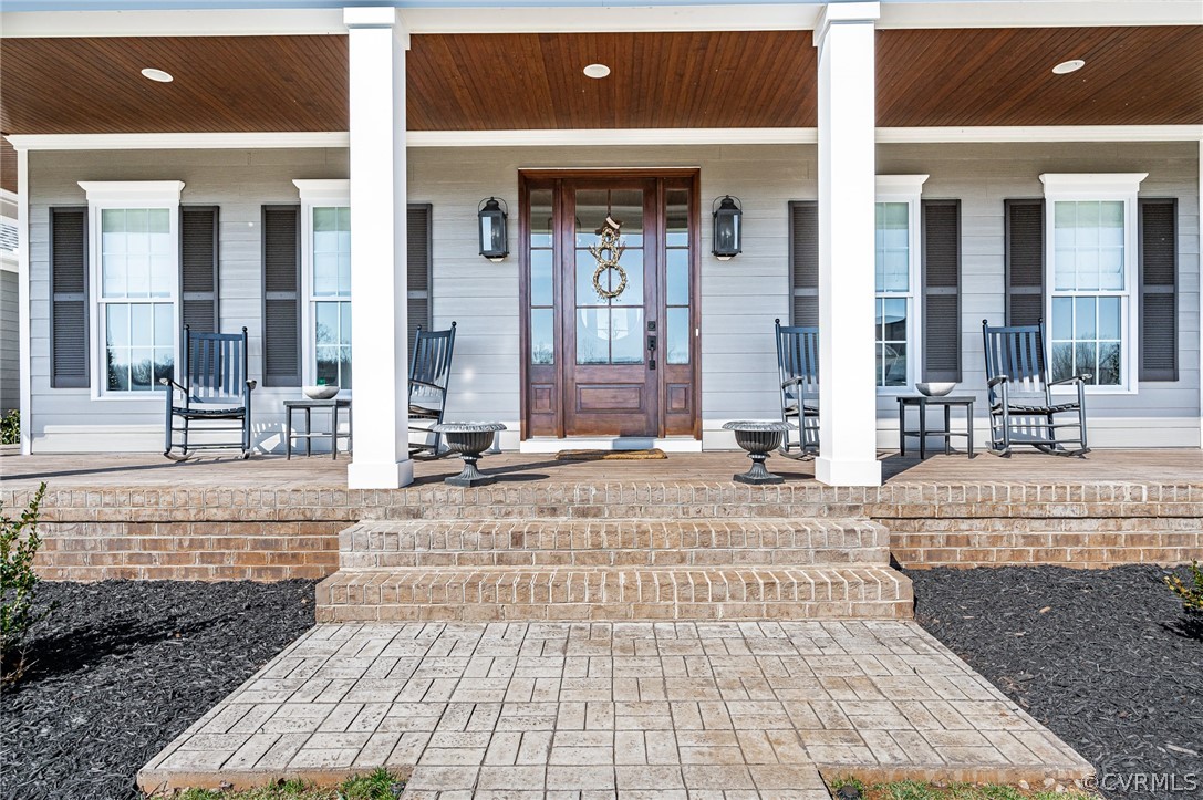 2104 Jockey Ridge Road Maidens, VA 23102 - Photo 5 of 41 Wrap porch, stained entry door with sidelights