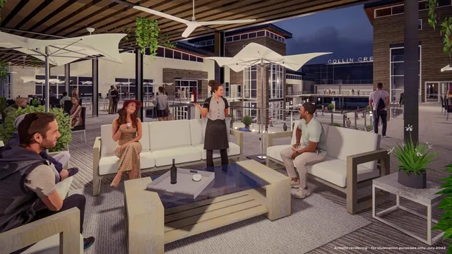 a front view of a building with garage