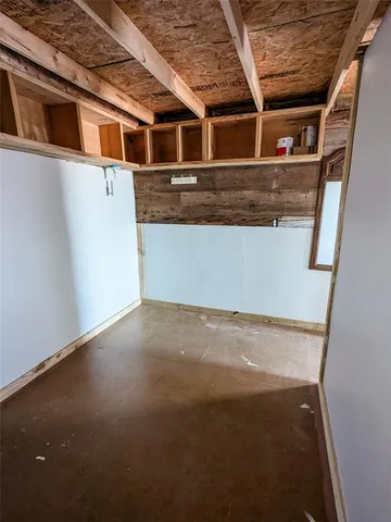 a view of a storage & utility room