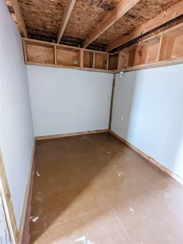 a view of an empty room