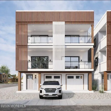 a car parked in front of a building