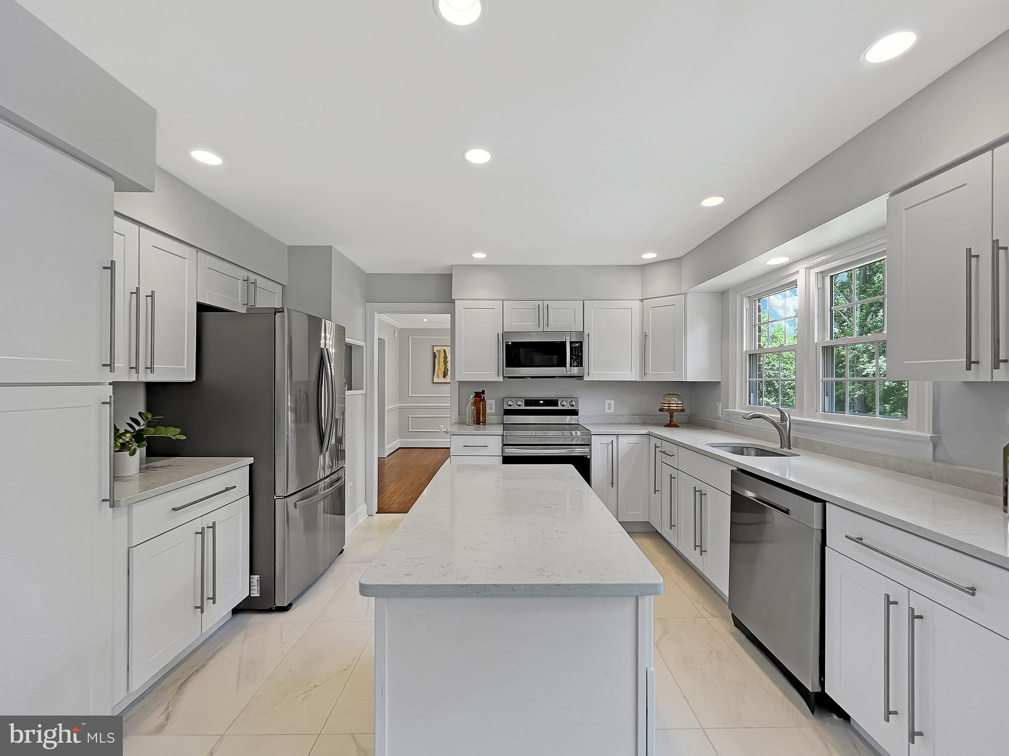 2045 Hunter Mill Road Vienna, VA 22181 - Photo 13 of 35 New Kitchen with Spacious Quartz Counters