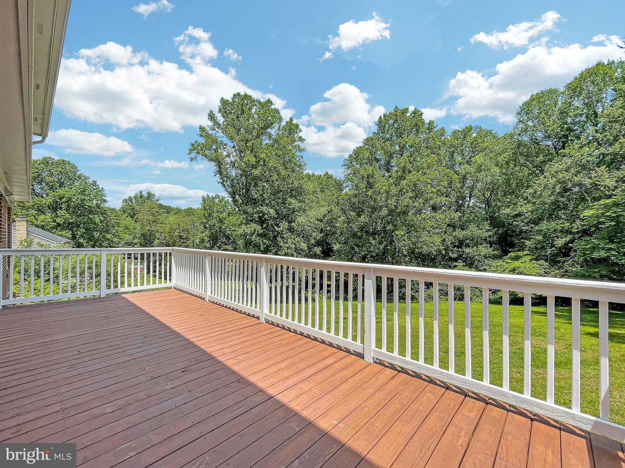 2045 Hunter Mill Road Vienna, VA 22181 - Photo 33 of 35 Deck off Kitchen & Family Room