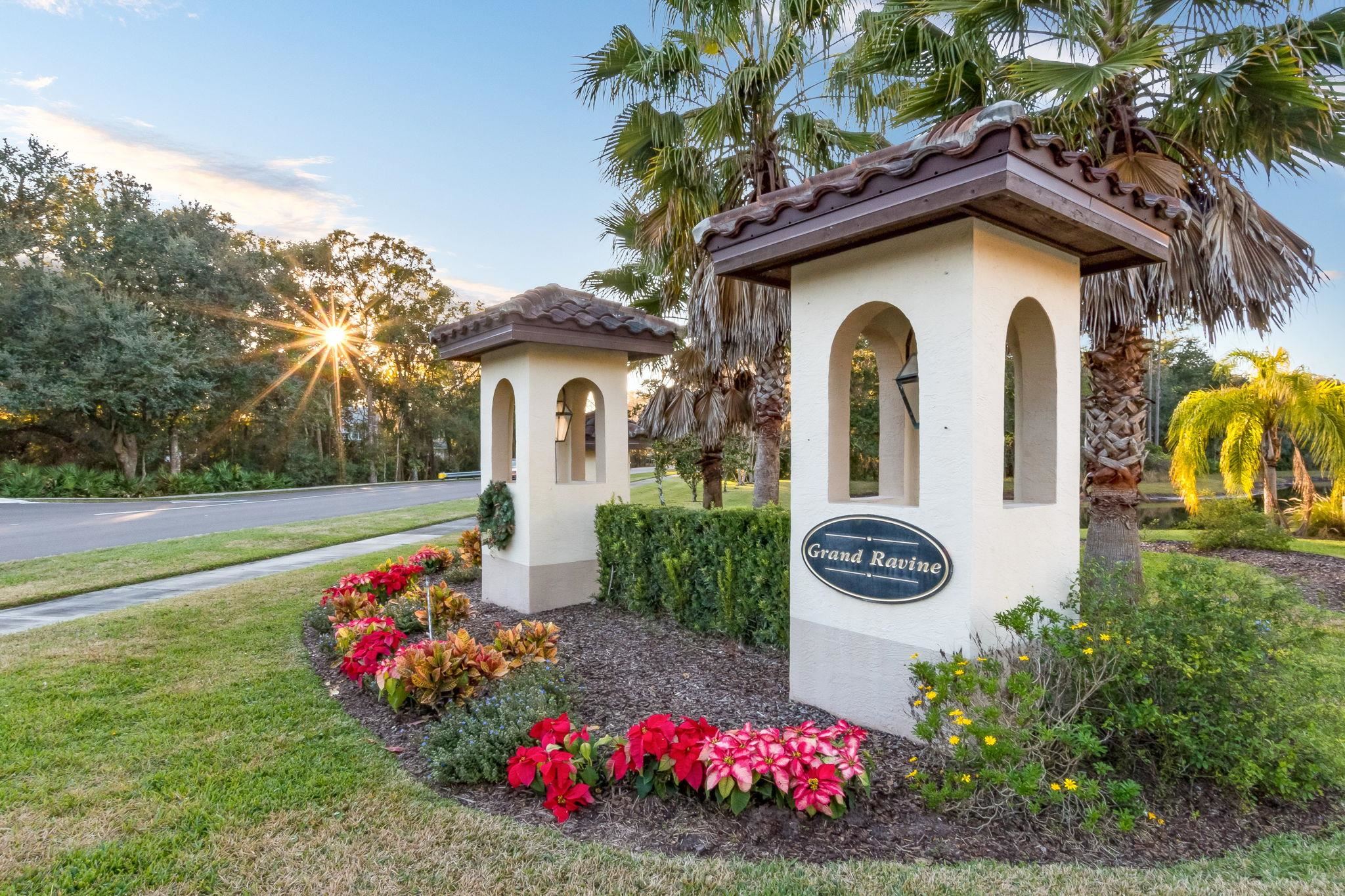 99 Grand Ravine Drive St. Augustine, FL 32086 - Photo 7 of 42 a front view of a house with garden