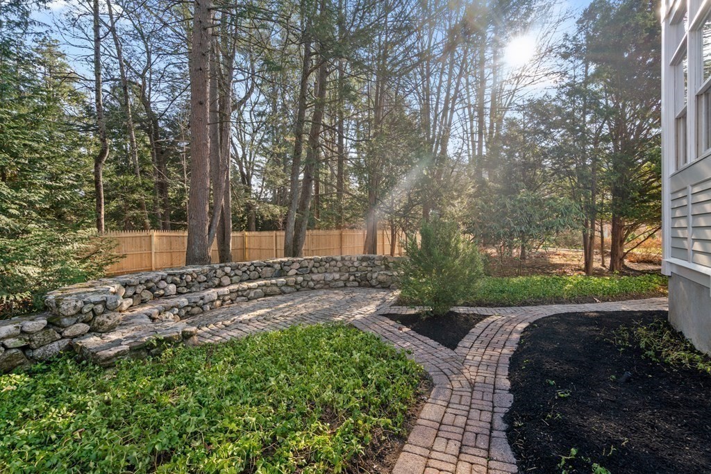 105 Plain Road Wayland, MA 01778 - Photo 24 of 25 a view of a backyard with trees