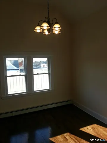 a view of a livingroom with a window