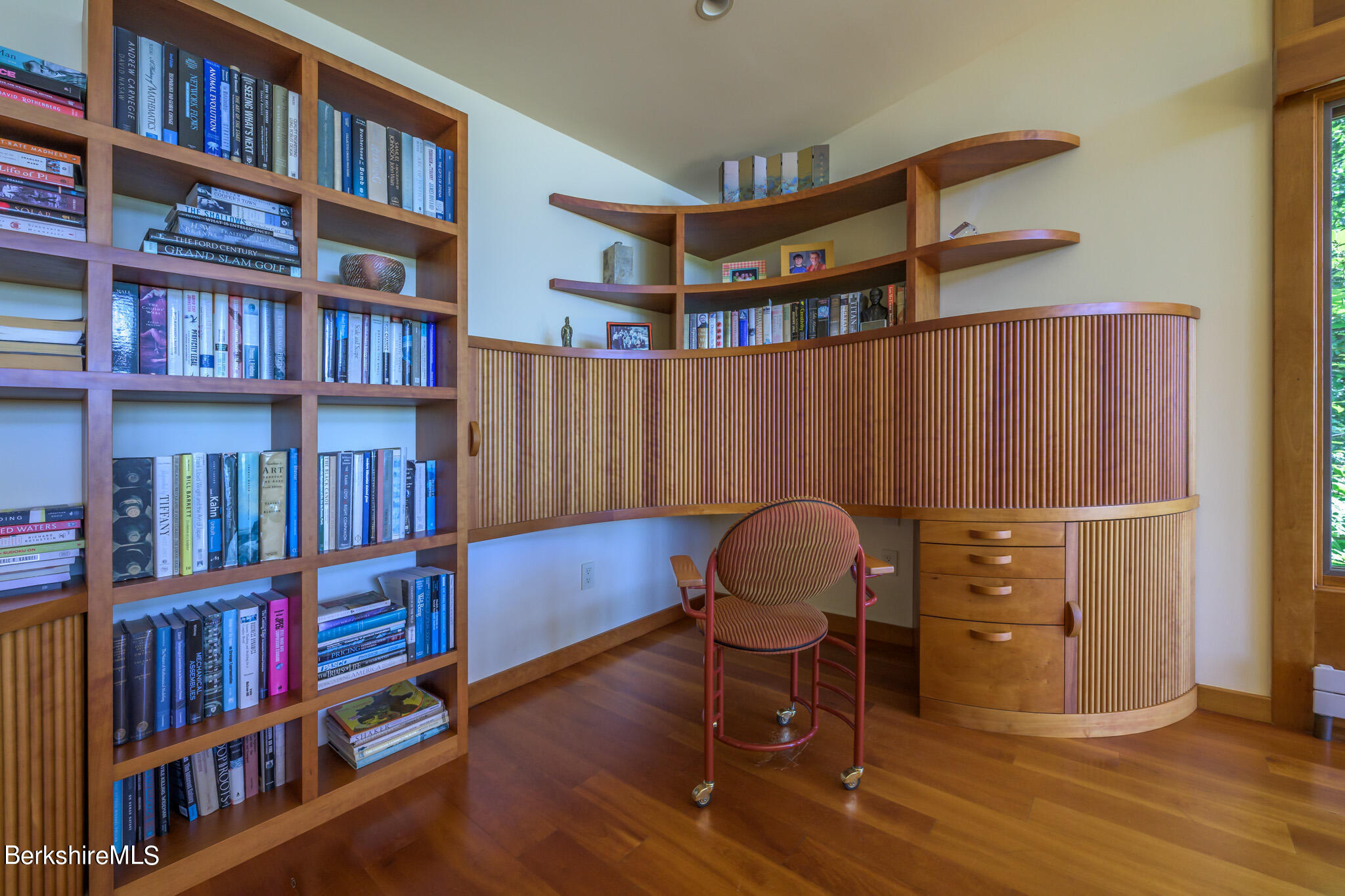 751 E Road Lenox, MA 01240 - Photo 9 of 52 Custom Built in Desk and Shelving