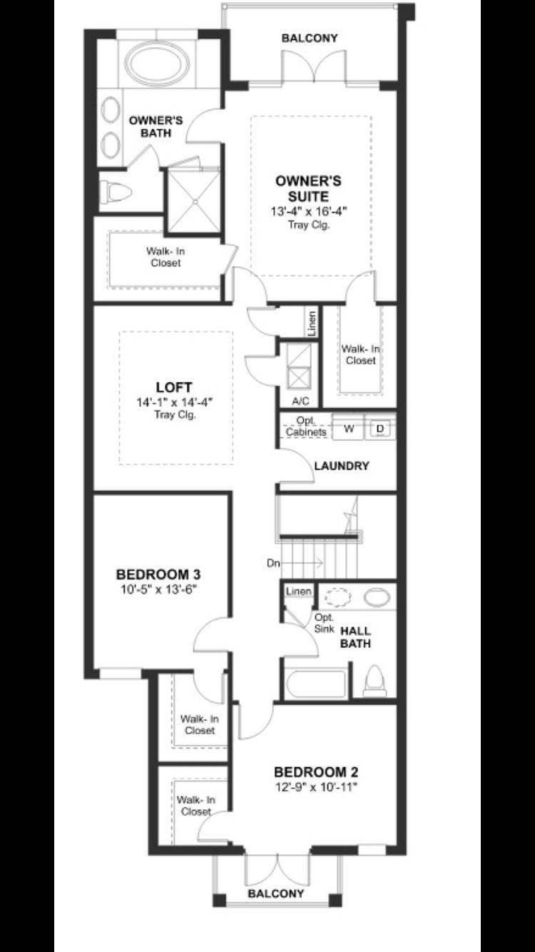 100 Northwest 69th Circle, Unit 53 Boca Raton, FL 33487 - Photo 39 of 40 2nd Floor Layout