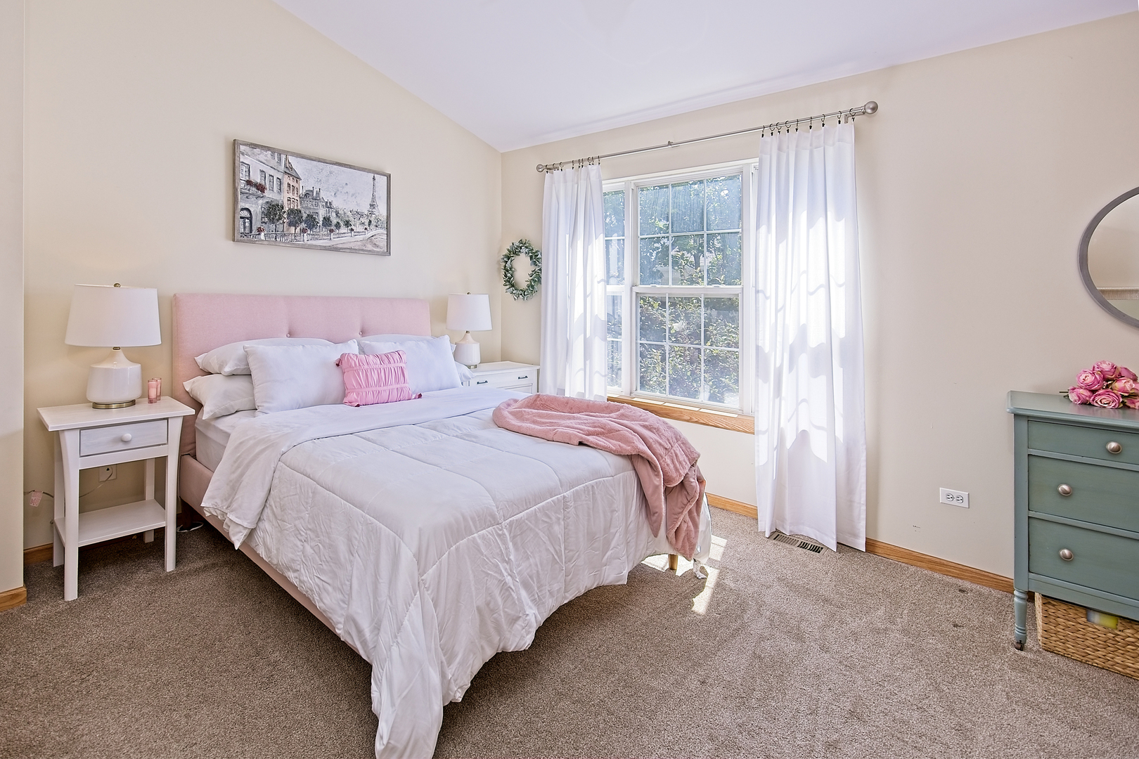 34318 North Barberry Road Round Lake Beach, IL 60073 - Photo 19 of 26 a bedroom with a bed and a window