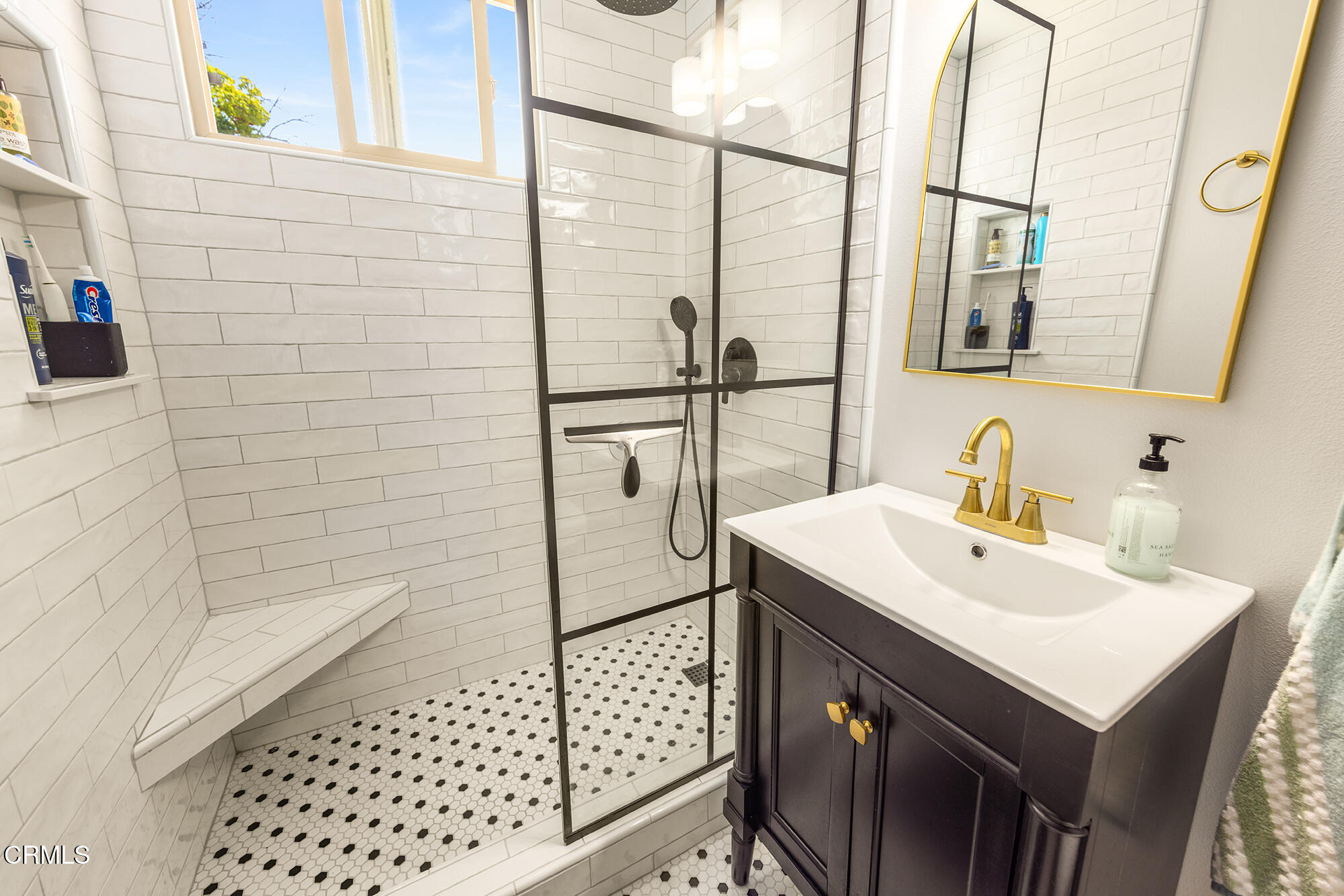 45 Rio Via Oak View, CA 93022 - Photo 19 of 34 a bathroom with a sink a toilet and shower