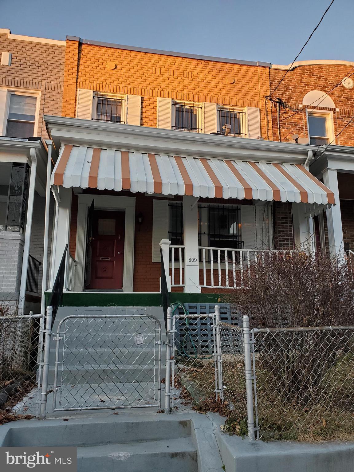 809 Decatur Street Northwest Washington, DC 20011 - Photo 1 of 29 Front view of home
