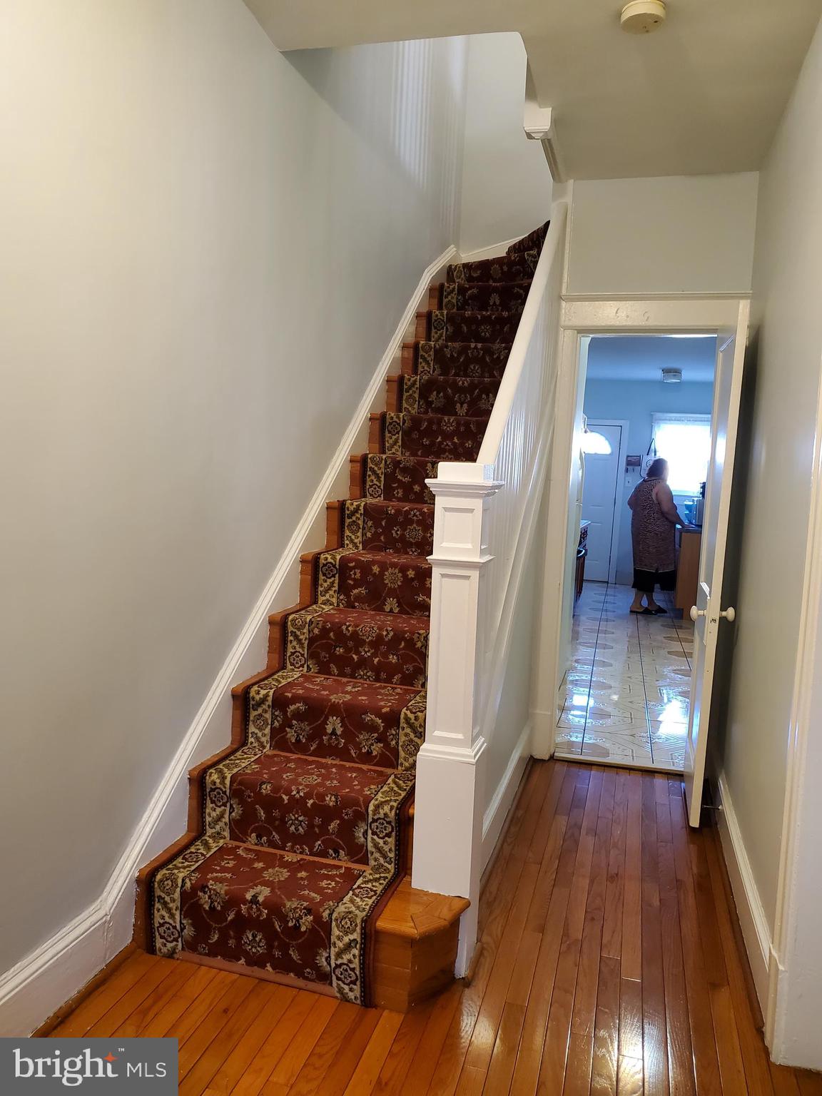 809 Decatur Street Northwest Washington, DC 20011 - Photo 12 of 29 Hall and stairs to upper level