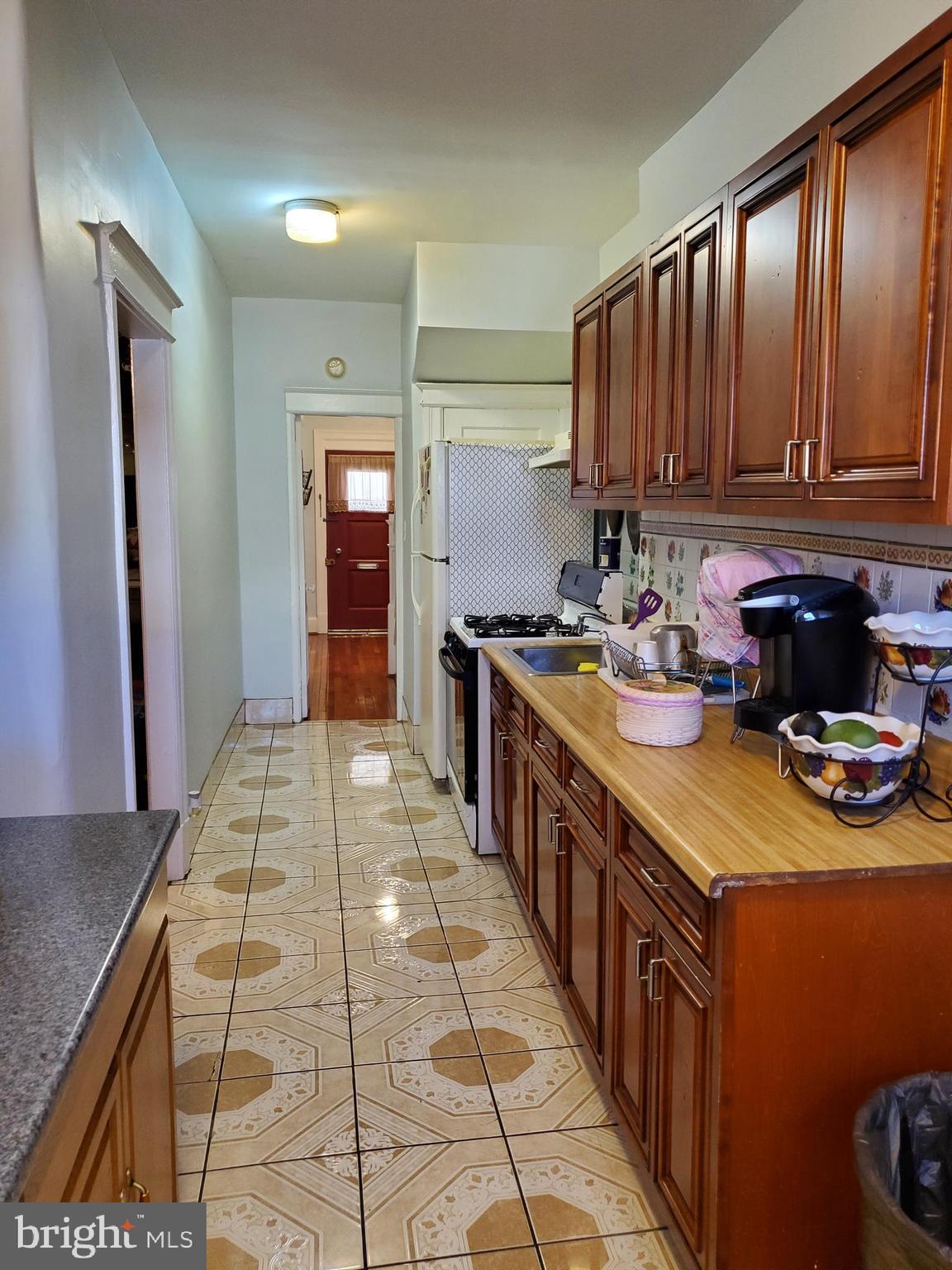 809 Decatur Street Northwest Washington, DC 20011 - Photo 17 of 29 Galley kitchen view from back of home