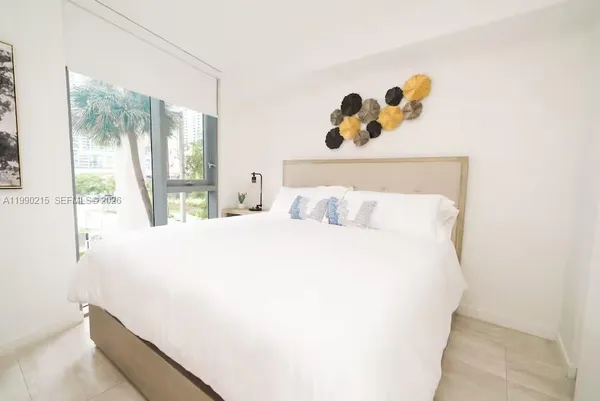 a very nice looking room with a large window