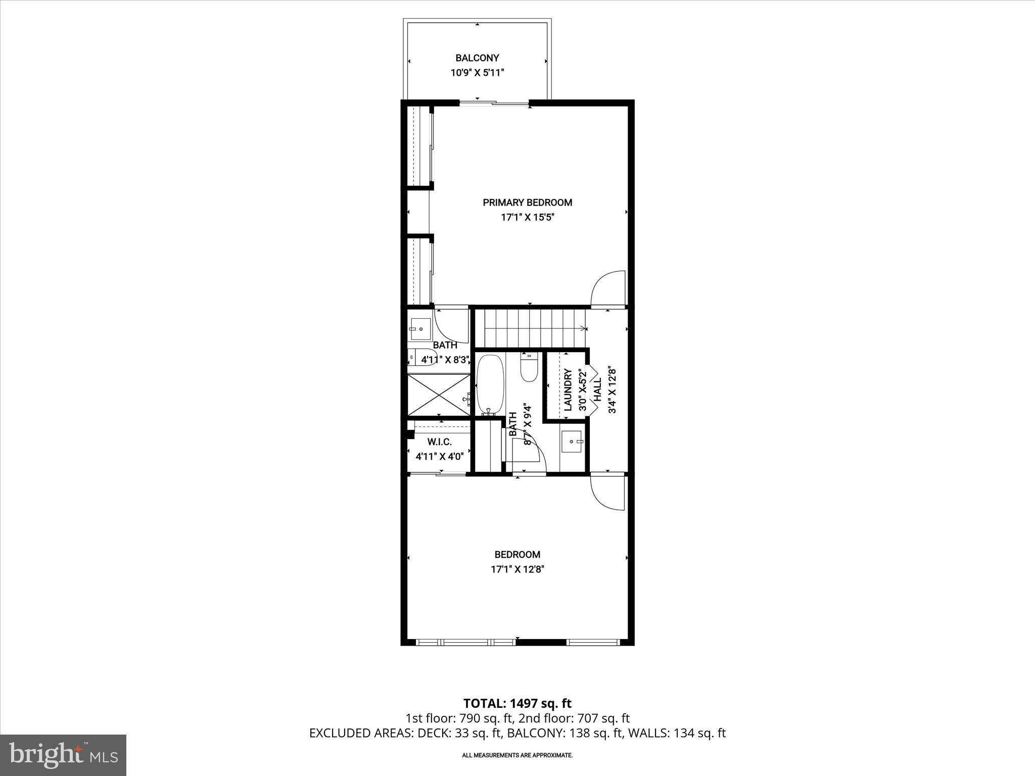 2 Cross Keys Road, Unit 2F Baltimore, MD 21210 - Photo 35 of 36 a picture of a floor plan
