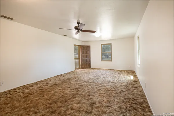 a view of an empty room