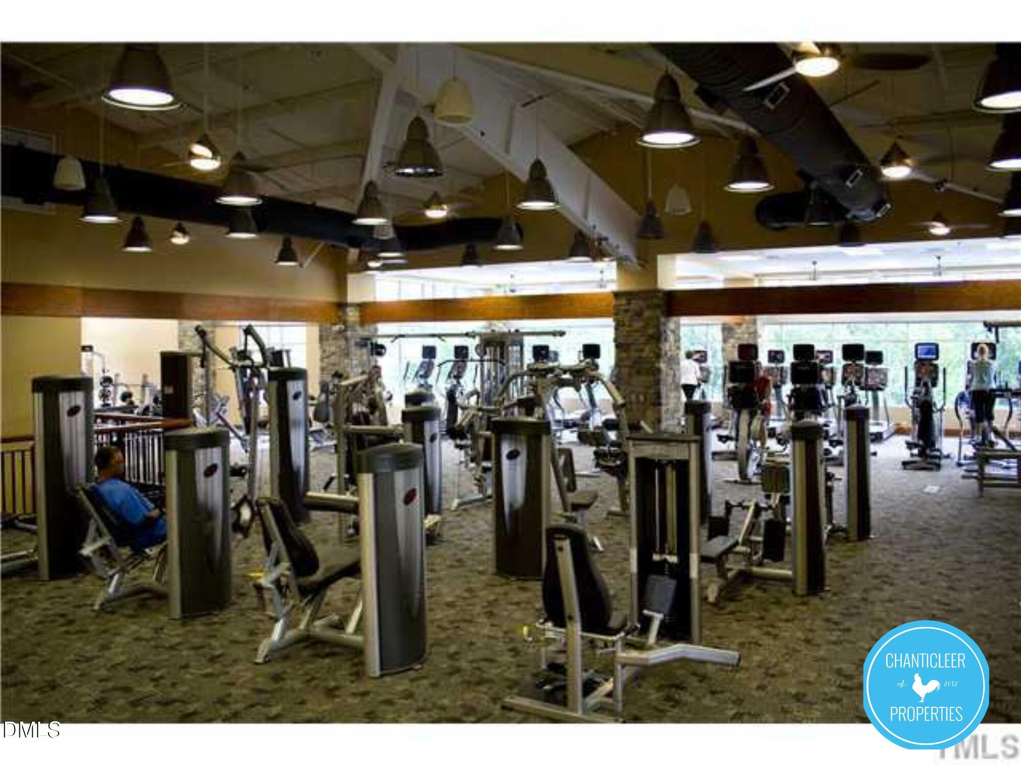 307 Leighann Ridge Lane Rolesville, NC 27571 - Photo 24 of 25 a view of a room with gym equipment