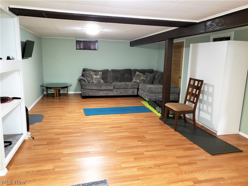 4545 Ammon Road Cleveland, OH 44143 - Photo 20 of 27 Enormous finished space for workouts, hobbies...