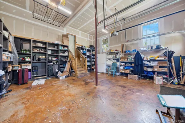 a view of storage and utility room