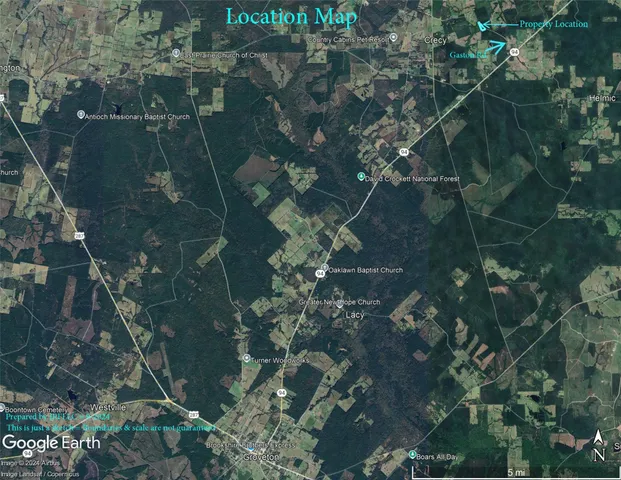 $105,000 | 0 Gaston Road, Apple Springs, TX 75926