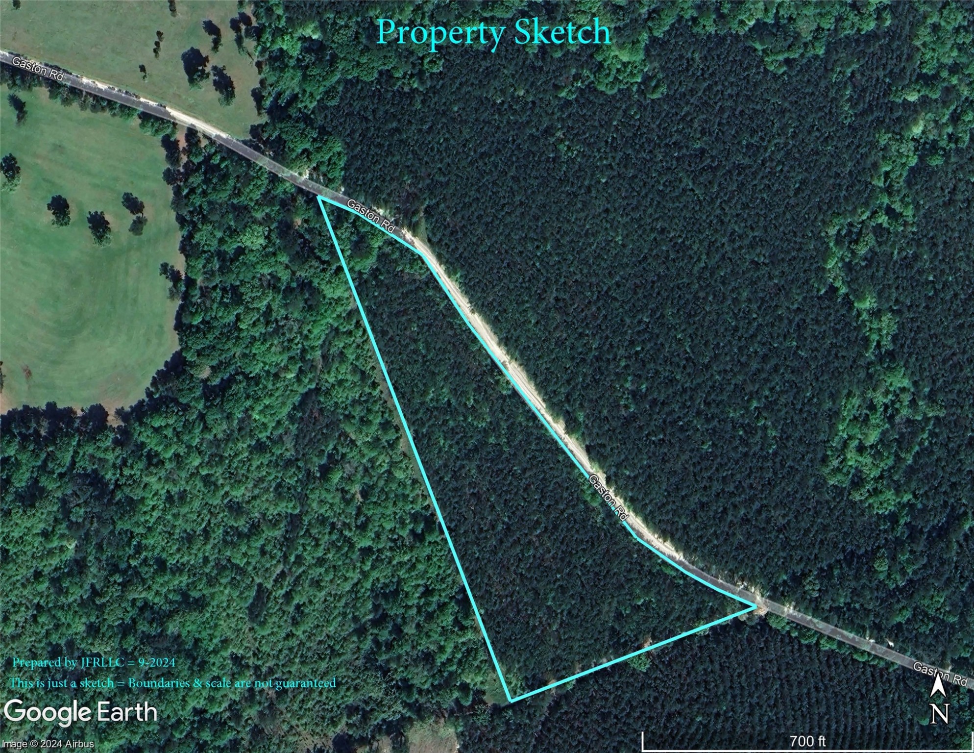 0 Gaston Road Apple Springs, TX 75926 - Photo 2 of 2 Property Sketch