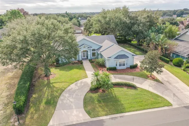 front view of a house and a yard