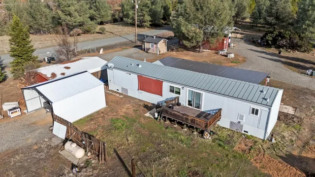 a view of city from a balcony