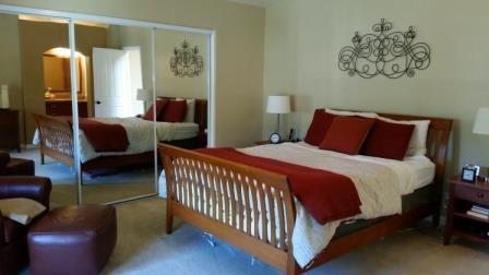 14229 Legacy Lane El Cajon, CA 92021 - Photo 13 of 25 Master Bedroom Suite includes French doors opening up to Covered Balcony, Sitting area, Ceiling Fan, Mirrored Wardrobe Doors.