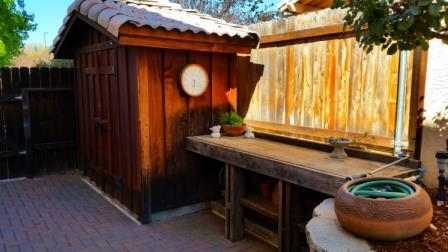 14229 Legacy Lane El Cajon, CA 92021 - Photo 22 of 25 Well maintained side yard with built in potting bench and Storage shed.